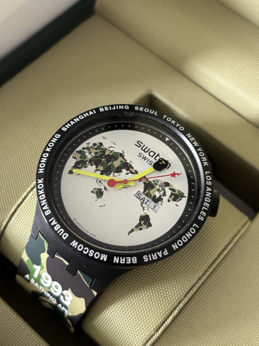 Swatch Orologi: Swatch Big Bold BAPE collector edition – Nuovo e nell'imballaggio originale da Mellingen venduto da Guilhermefurlan 1