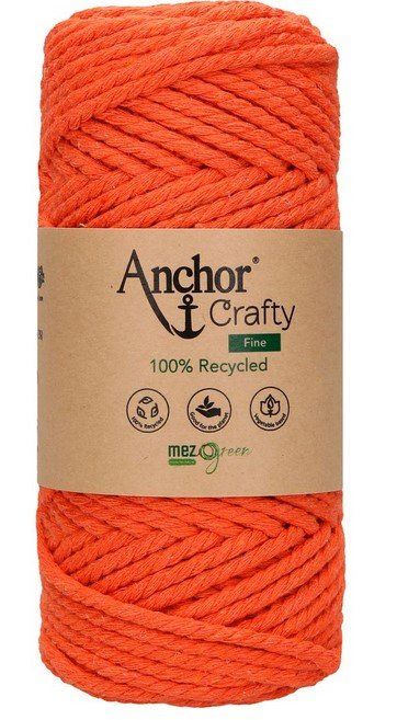 Lana: Anchor Crafty Garn, 100% Recycelt, Macramee, Stricken, Häkel – Nuovo (secondo la descrizione) da Rüegsau venduto da Tausendfreund