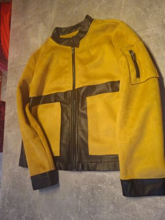 Veste - Blouson imitation daim taille L marque Littel Miss