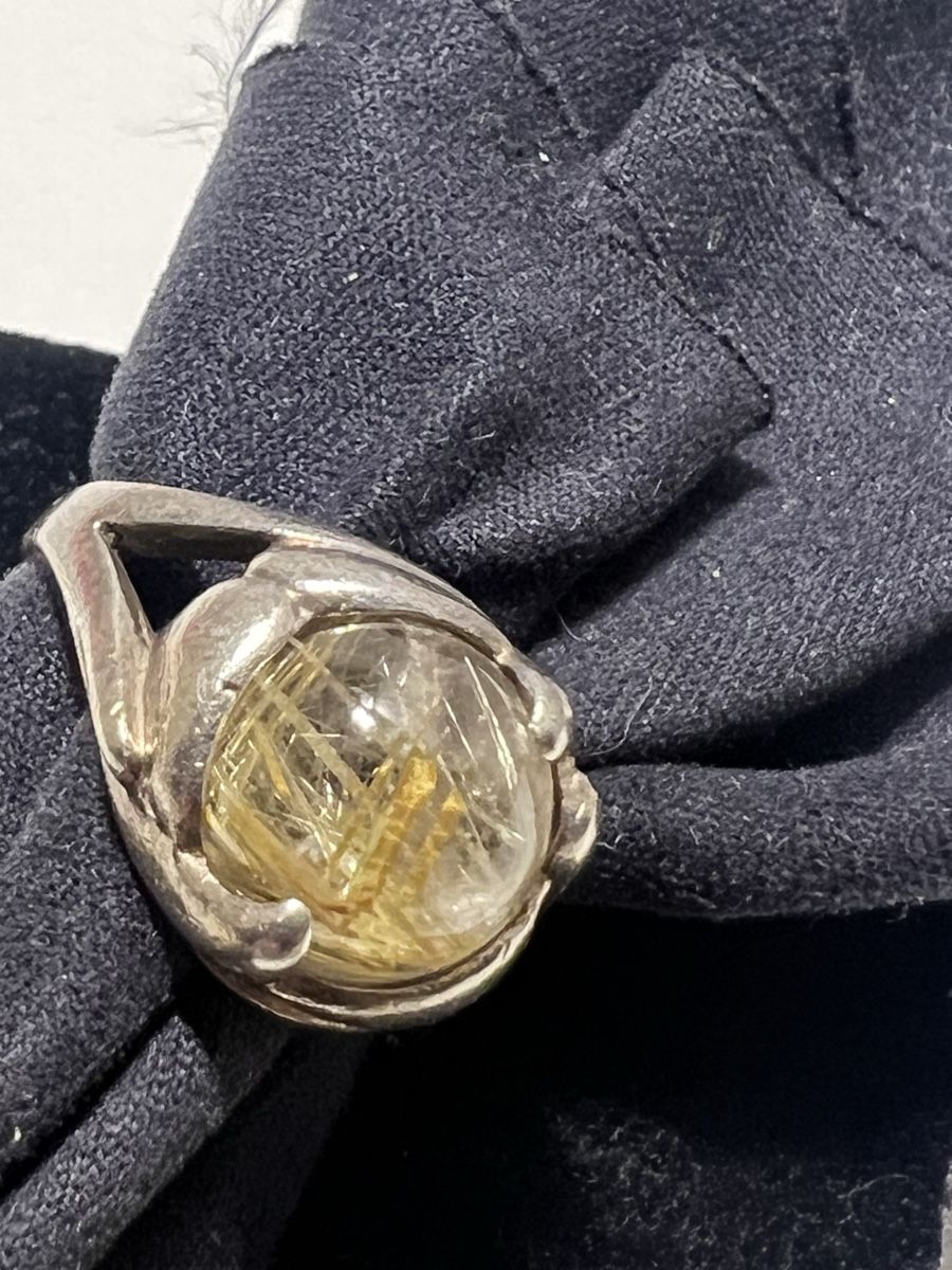 Anelli: Bague en argent avec 7 pierres interchangeables – Usato da St-Pierre-Clages venduto da ste_xk6p 2