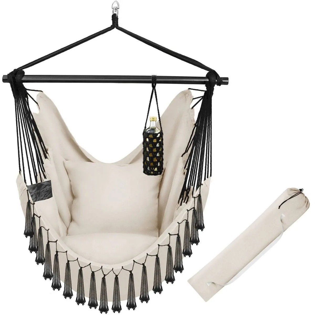 Poltrone pensili da giardino: Hängesessel Boho Style Belastbarkeit 150kg SANDIRA – Nuovo e nell'imballaggio originale da Lachen SZ venduto da sw3zzy