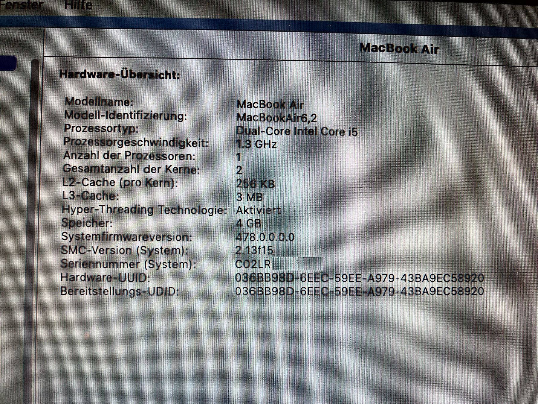 Apple Notebook: Apple MacBook Air 13" Mid 2013 – Usato da Pfeffingen venduto da Peppersoft25 3