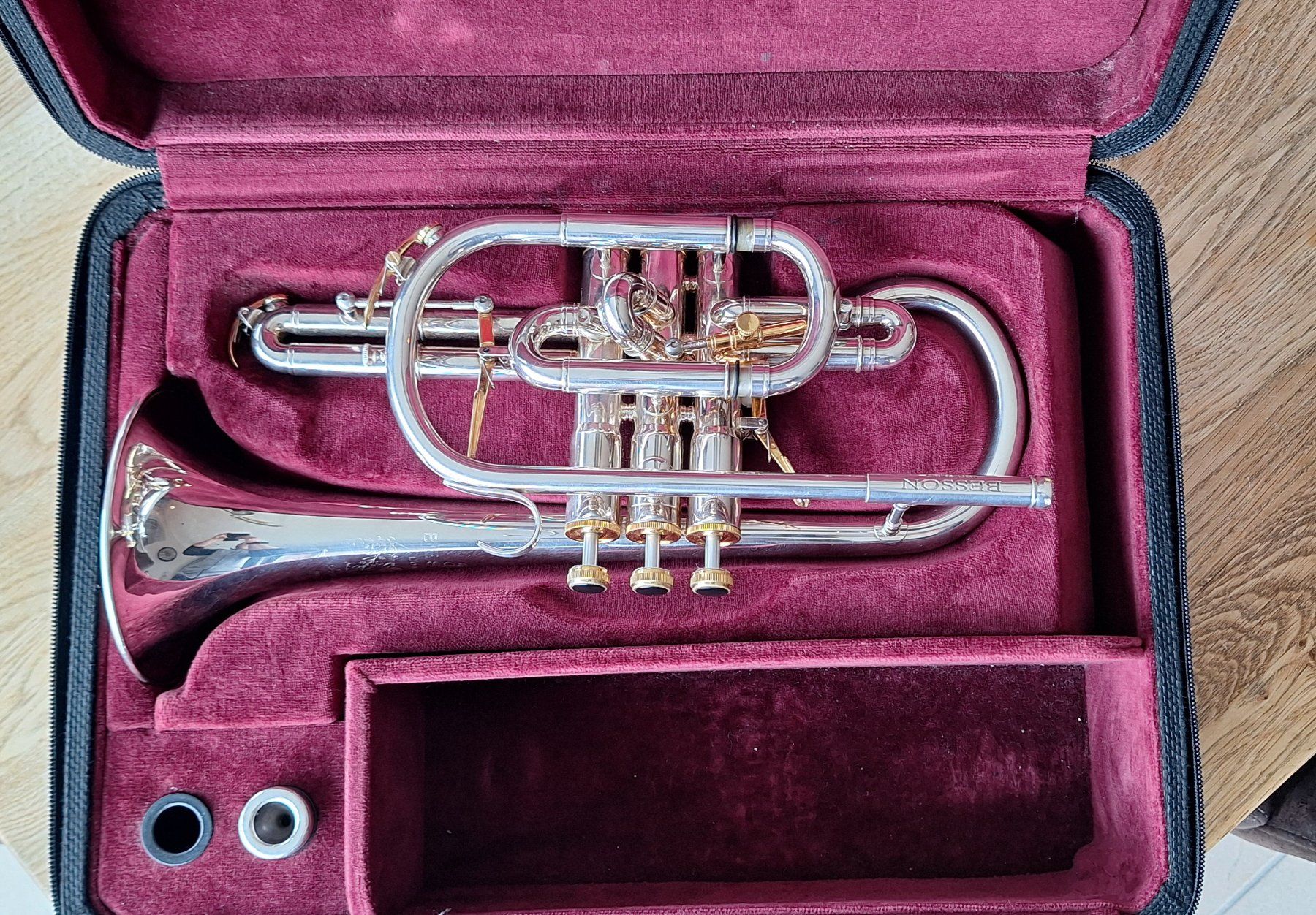 Besson Musikinstrumente: Cornet Sib Besson Prestige – Gebraucht aus Basse-Nendaz von Jocood 1
