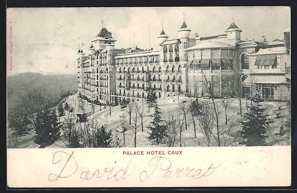 Cartoline postali: AK Caux, Palace Hotel, 1904 – Usato da Berlin venduto da bartko-reher