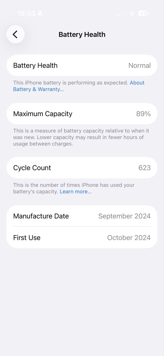 Apple Portables: iPhone 16 Pro 128GB – D'occasion à Zürich par 03p_ngt2 6