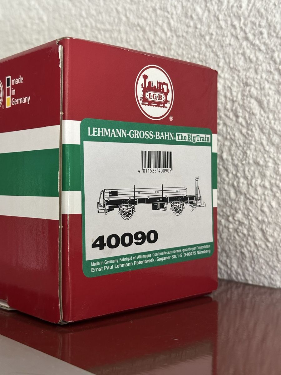 LGB Modellini di ferrovie: RhB Niederbordwagen – Usato da Ostermundigen venduto da Bahnfan 1