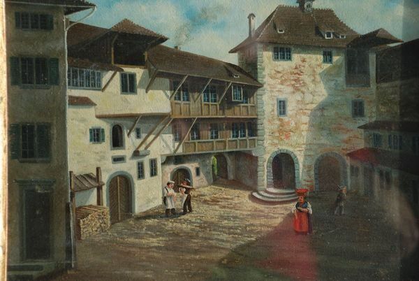 Gemälde: THOMANN ERNST ORIGINAL OEL MIT RAHMEN – Gebraucht aus Gersau von grafik-kunst 2