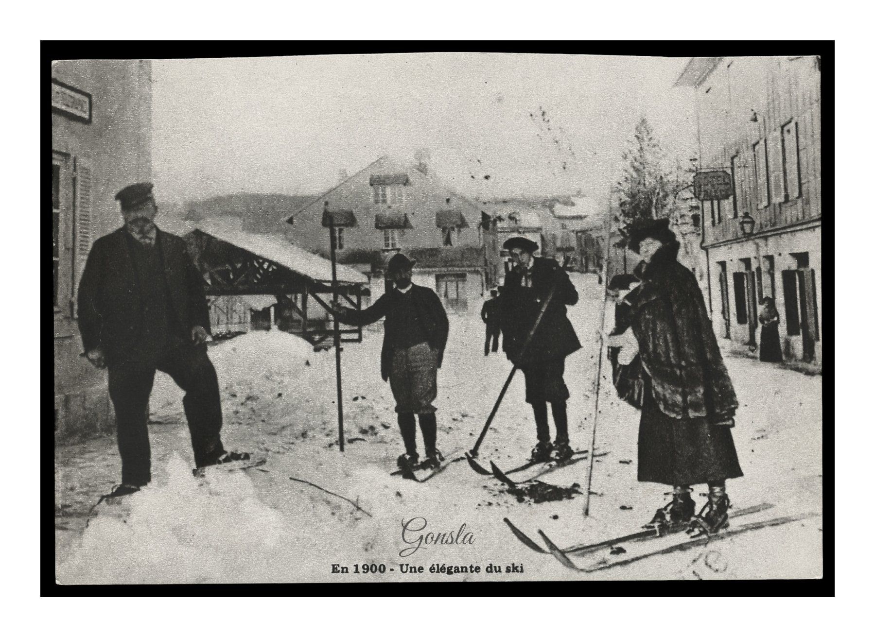 Cartes postales: UNE ÉLÉGANTE DU SKI - 1900 – D'occasion à Onex par gonsla01