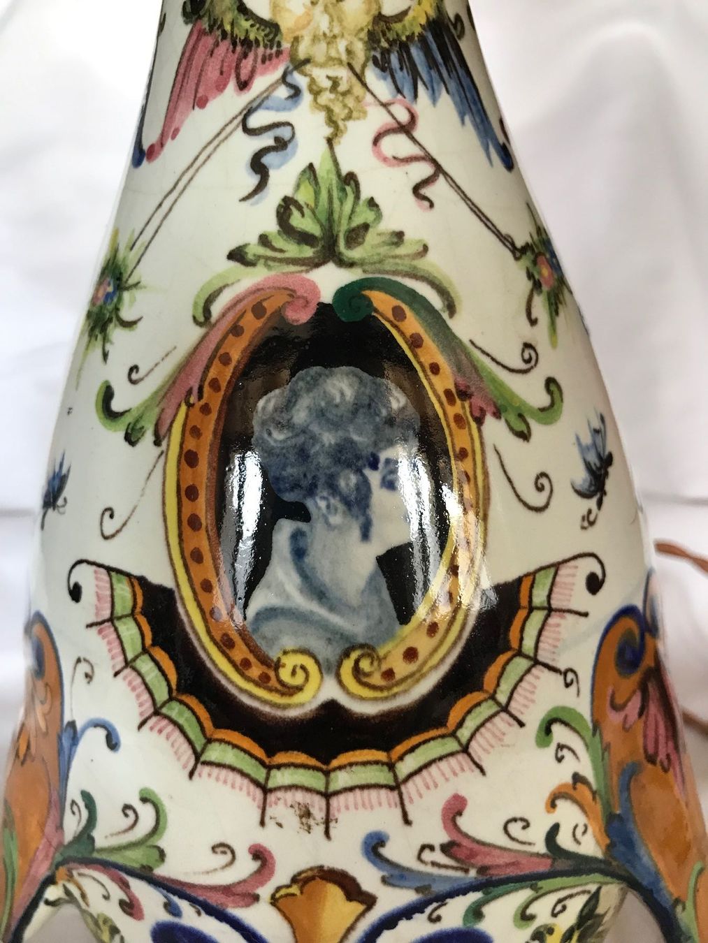 Lampade: Faience Pied de lampe/ Lampenfuss/ Base lampada – Usato da Fribourg venduto da SD1910 6