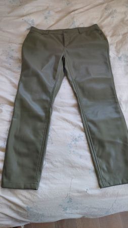 Hose in Lederimitat 44, pantalon simili cuir, taille 44