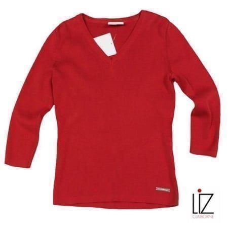 Pullover & Sweatshirts: Liz Claiborne Pullover Sweatshirts/Baumwolle /rot/Neu/Gr.S – Neu und originalverpackt aus Wohlenschwil von ABC-Vintage