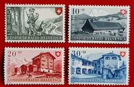 PRO PATRIA SATZ 38 - 41 1948** POSTFRISCH