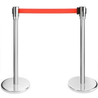 Arebos 2x Personenleitsysteme rot