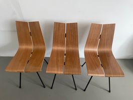 3er Set H. Bellmann 7-070 GA Stühle, Schwarznuss, neuwertig