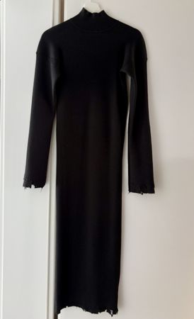 Ribbed Black JNBY dress