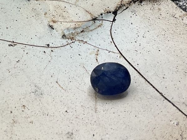 Edelsteine: Natürlicher Saphir 10x8mm – Neu (gemäss Beschreibung) aus Luzern von S.Kern01 1