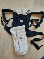 Ergobaby Babytrage, schwarz, mit Neugeborenen Einsatz