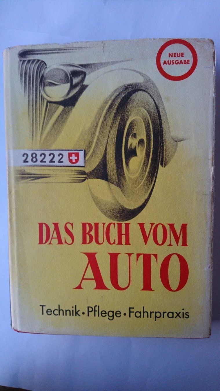 Libri: Das Buch vom Auto 1939 – Usato da Wettswil venduto da roma010