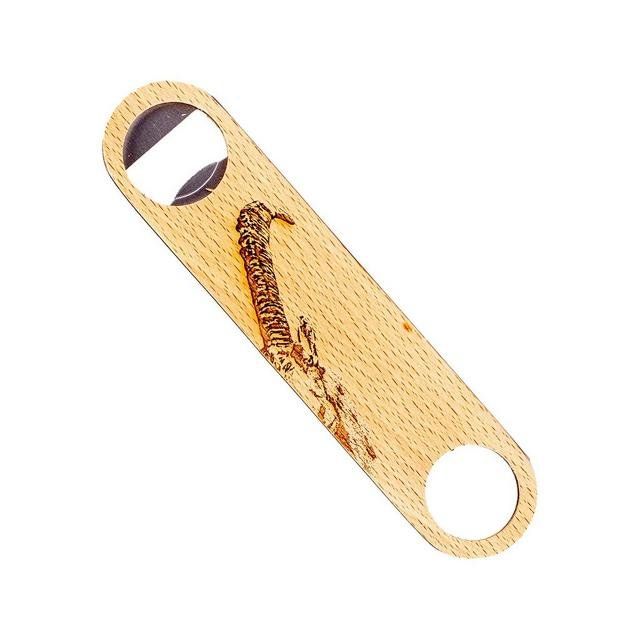 Apribottiglie & Tappi per chiusura: Flaschenöffner Holz Steinbock Motiv – Nuovo e nell'imballaggio originale da Schaffhausen venduto da AtelierPudesco 1