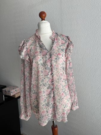 Damen Bluse IN THE STYLE Blumenmuster Grösse UK 16 46