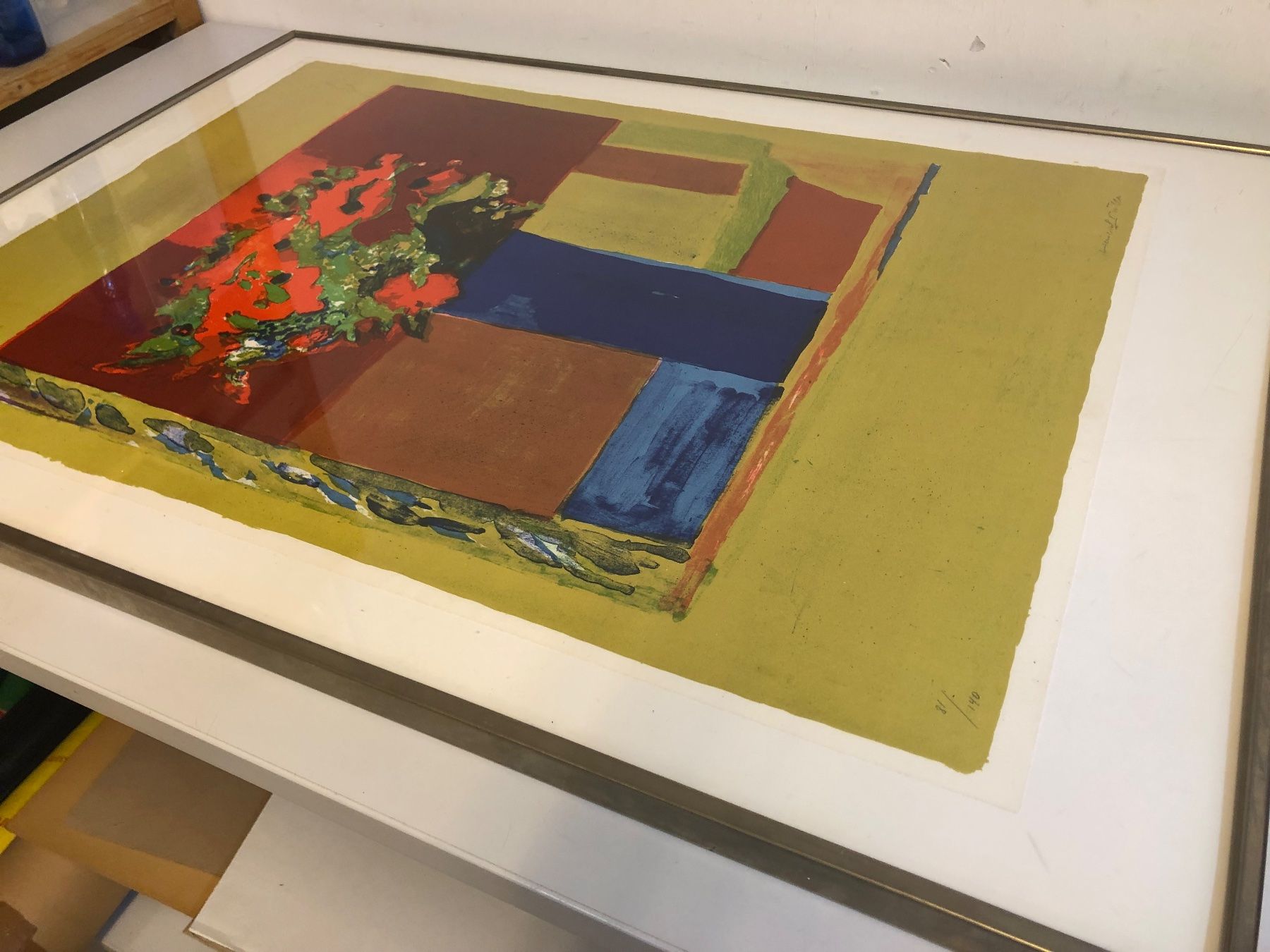 Grafica & Litografie: Blumenstrauß Heinrich Müller Lithografie – Usato da Gossau ZH venduto da peabo 4