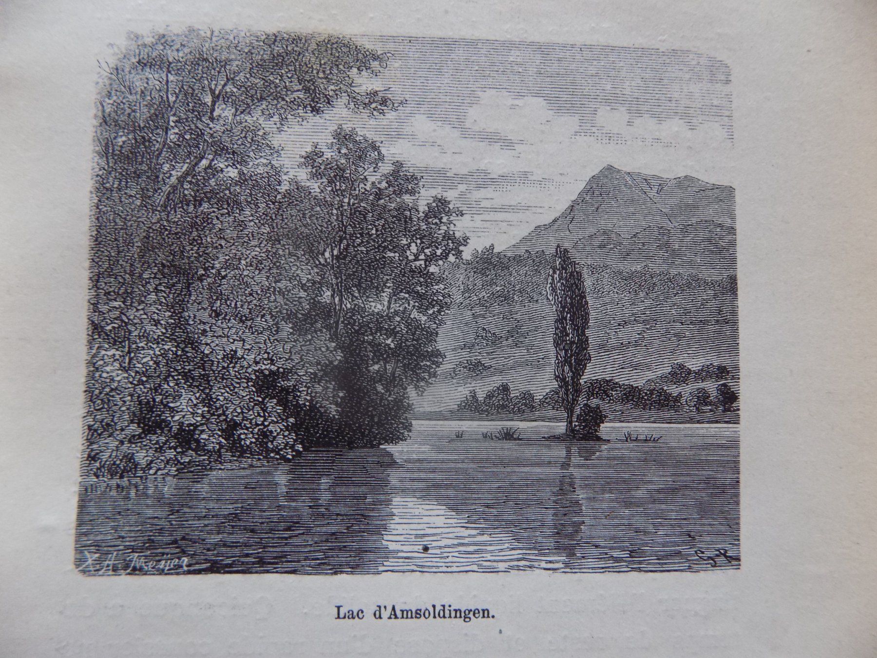 Gravures: Lac d' Amsoldingen – D'occasion à Risch par Antikfee 2