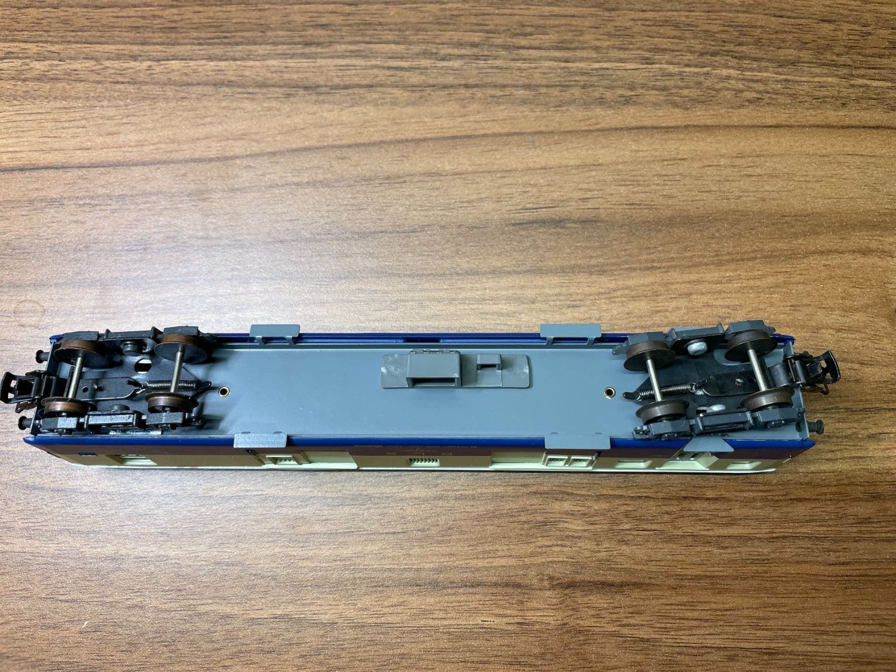 Hag Modelleisenbahnen: Hag BLS Postwagen blau/ beige in AC – Gebraucht aus Villmergen von Mfritz 2