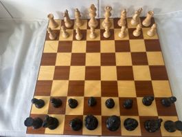 Schach DAL NEGRO Turniergrösse mit Filz 👑♟️Trevisio-Italy
