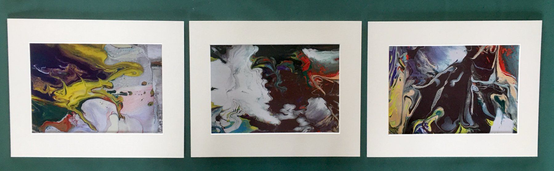 Grafica & Litografie: Gerhard Richter "3 abstrakte hochpigmentierte Farbdrucke" – Usato da Nennigkofen venduto da juhit
