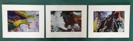 Gerhard Richter "3 abstrakte hochpigmentierte Farbdrucke"