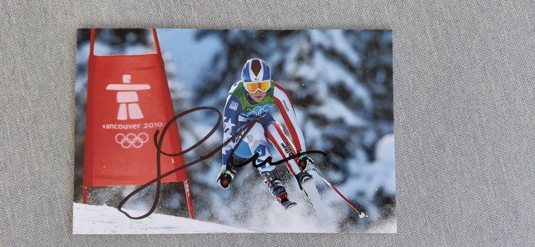 Autografi: Autogramm Lindsey  Vonn – Usato da Schmerikon venduto da Olympia04