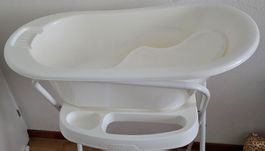 Babybadewanne bébé-jou Kunststoff weiss neuwertig