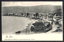 Le Pont, Ortsansicht mit Kirche aus der 