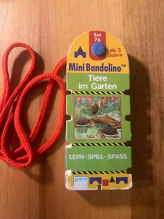 Bandolino Mini Lernspiel "Auf Dem Bauernhof" – Mit Lösungsschnur Für Kinder Ab 3 Jahren