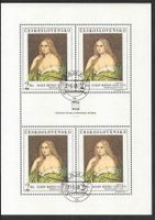 Tschechoslowakei Kleinbogen 1802 Gemälde Manes ET 21.6.1968
