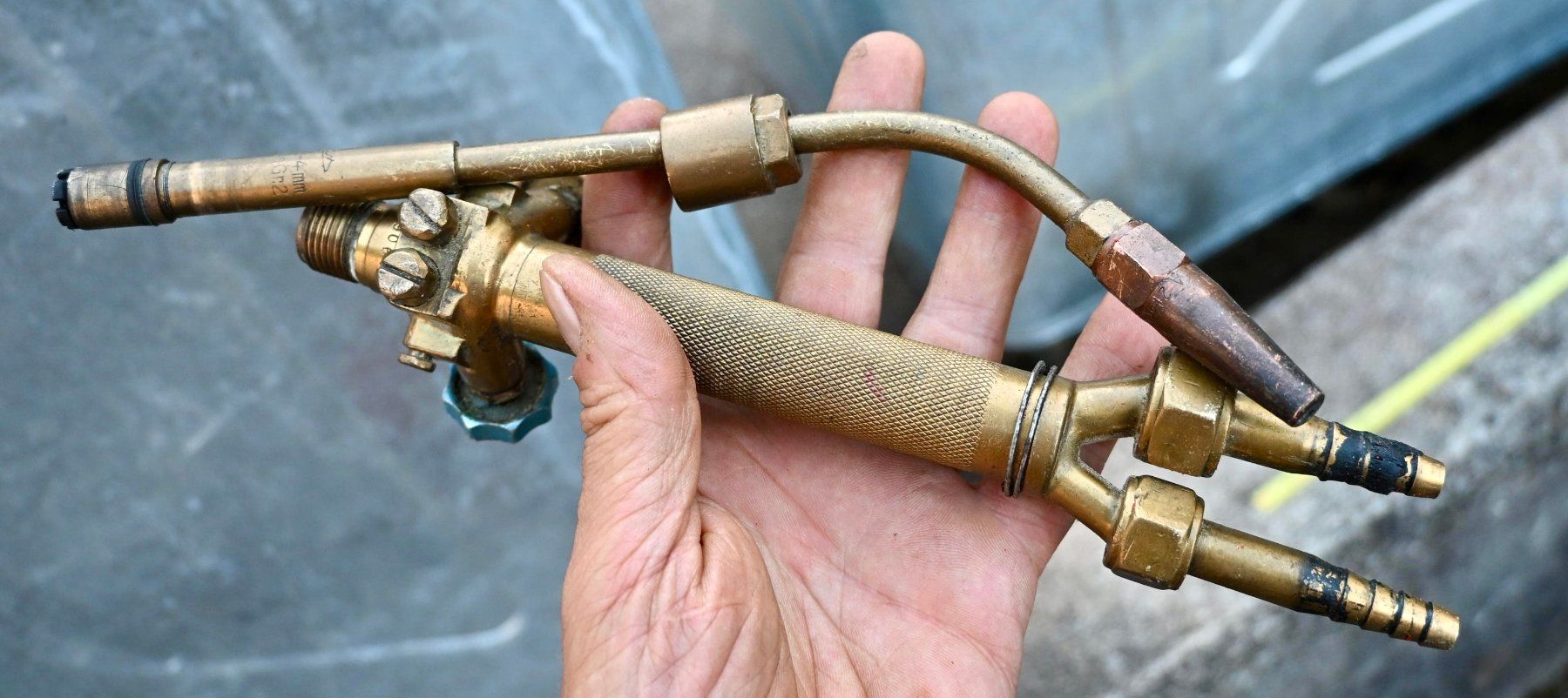Löten & Schweissen: alter Autogen Schweissbrenner Messer Griesheim 2 - 4mm – Gebraucht aus Pfaffhausen von mono_rec 1