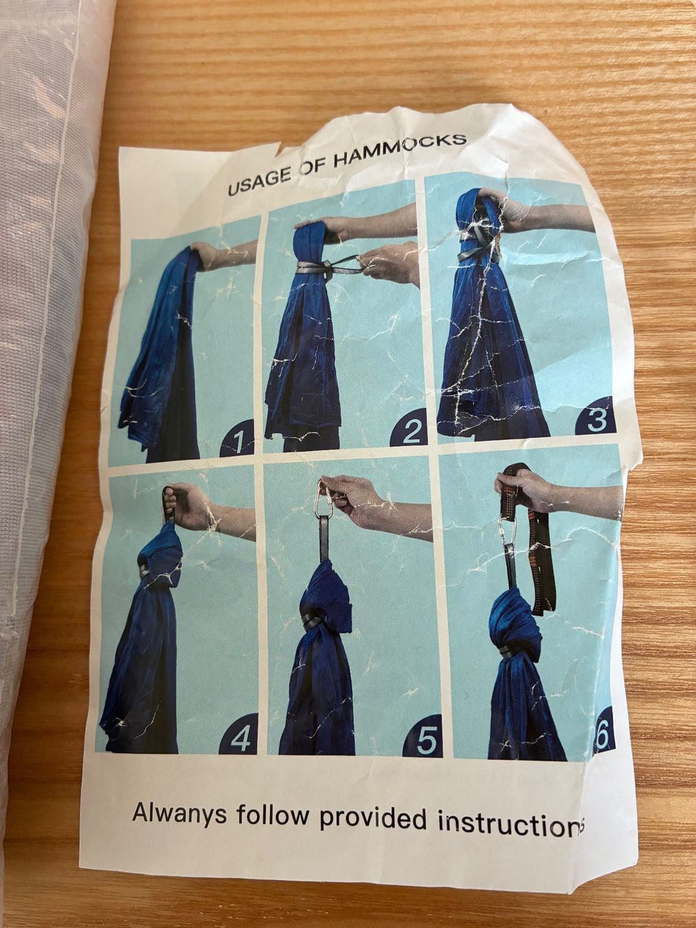 Amache: Hängematte Hammock mit Befestigung 250cm lang 100 cm breit – Nuovo (secondo la descrizione) da Zürich venduto da Upippin
