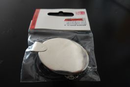 Basteln efco: Halskette oval silbern NEU OVP