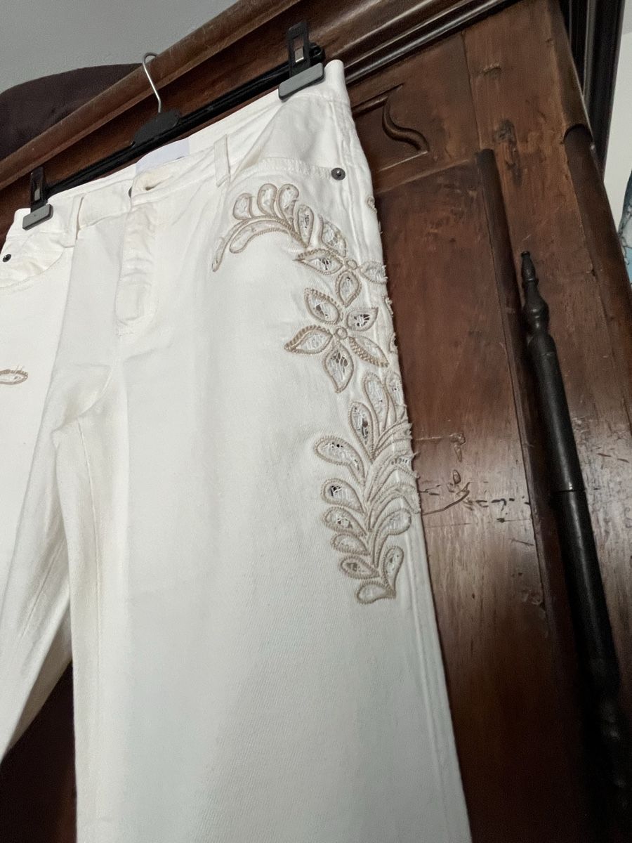 Ermanno Scervino Jeans: Ermanno Scervino jeans bianchi – Usato da Locarno venduto da cichita 1