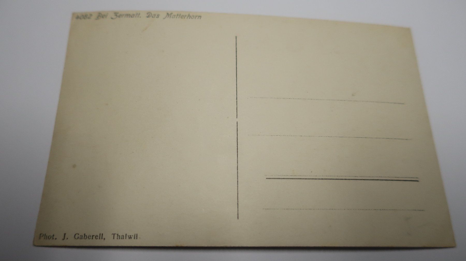 Cartoline postali: Bei Zermatt Das Matterhorn – Usato da Cormoret venduto da Pascalll2001 3
