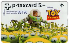 TOY STORY, Mitgliederkarte SVT 1996, FullFace Firmen Taxcard