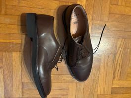 Hudson London Herrenschuhe, braunes Leder, Grösse 44