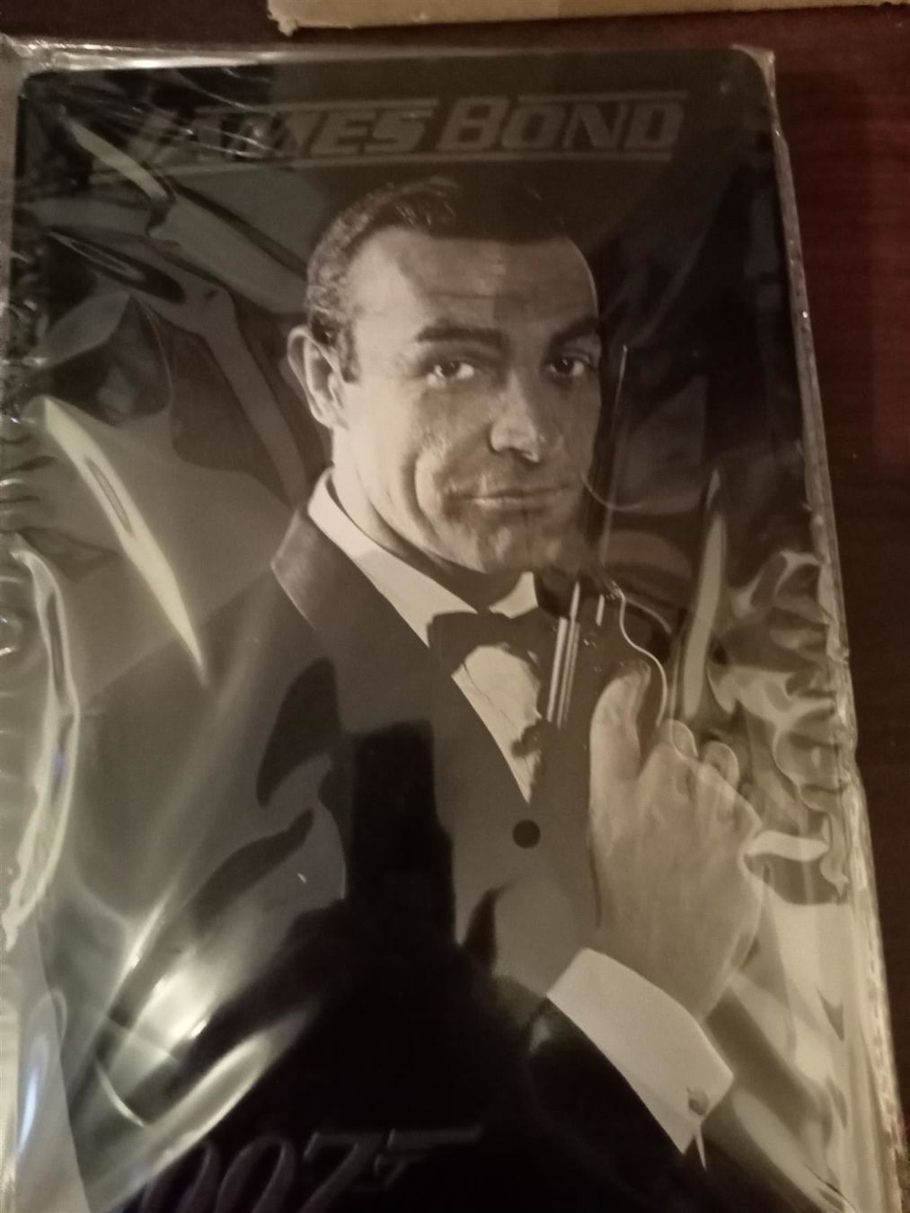 Insegne: Blechschild 3D-JAMES BOND 007-s/w – Nuovo e nell'imballaggio originale da Rupperswil venduto da big-one-sale