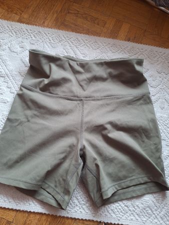 Short de sport H&M, kaki, taille S