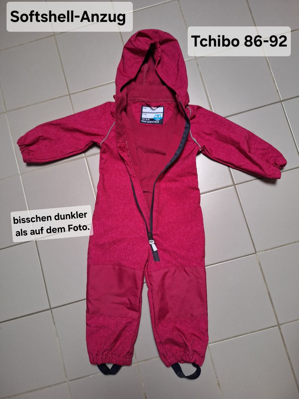 Ensembles: Softshellanzug Tchibo 86-92 – D'occasion à Sissach par Nothing123