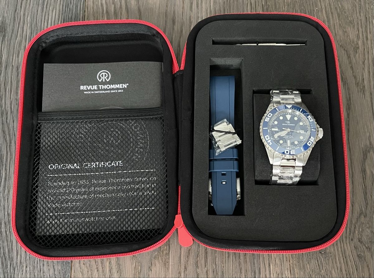 Revue Thommen Orologi: 2025er Revue Thommen Diver Barracuda Point NEU & Full Set – Nuovo e nell'imballaggio originale da Embrach venduto da Canderau 1