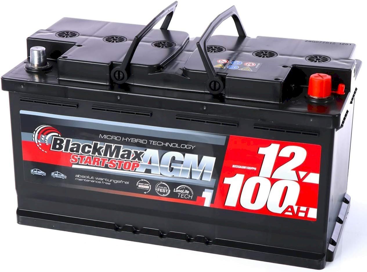 Batteries: BlackMax Start-Stop AGM 12V 100Ah – Neuf avec emballage d'origine à Bottighofen par zaap 1