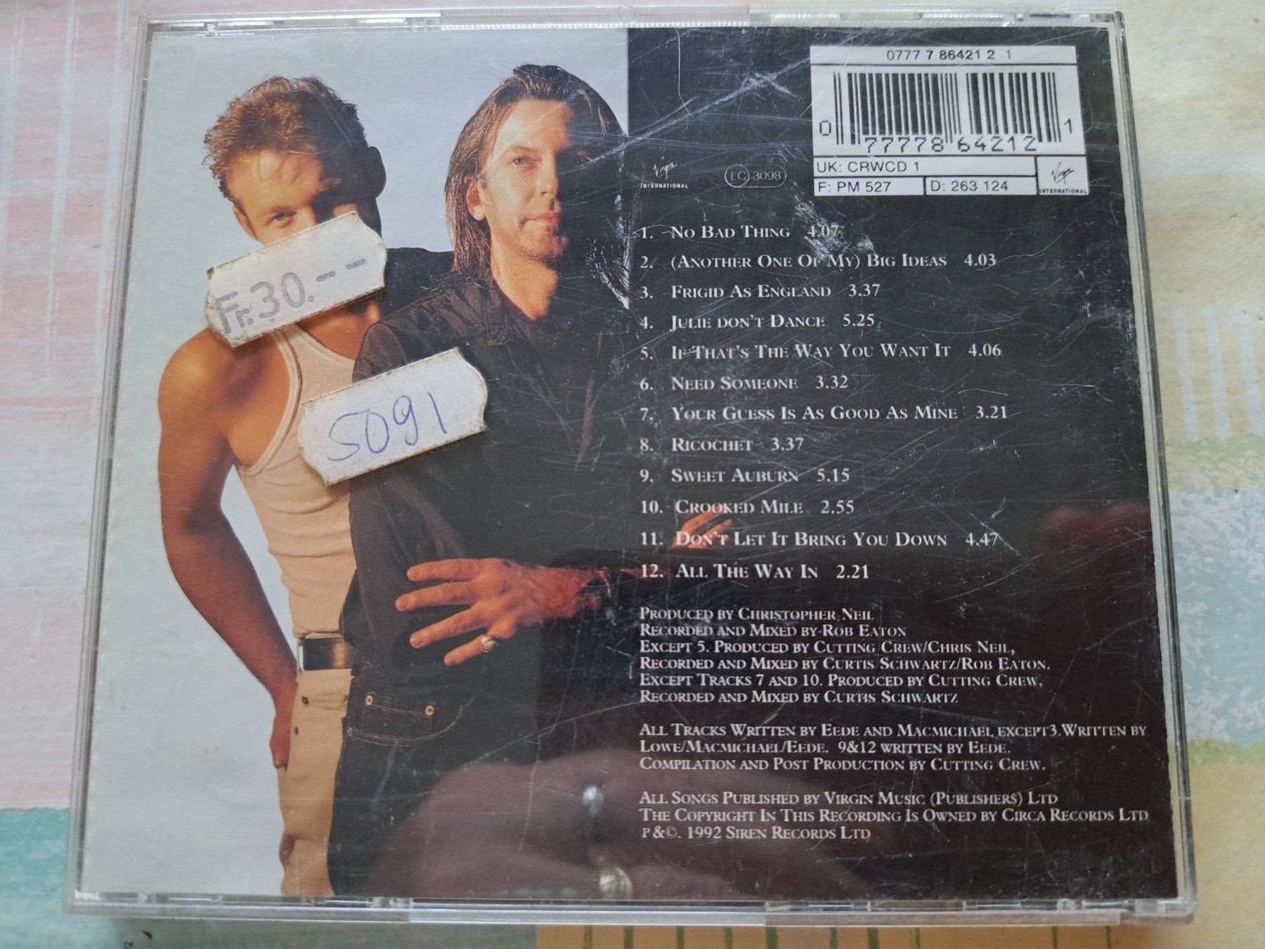 CDs: Cd Cutting Crew - Compus Mentus  – Gebraucht aus Pully von bro_n52j 1