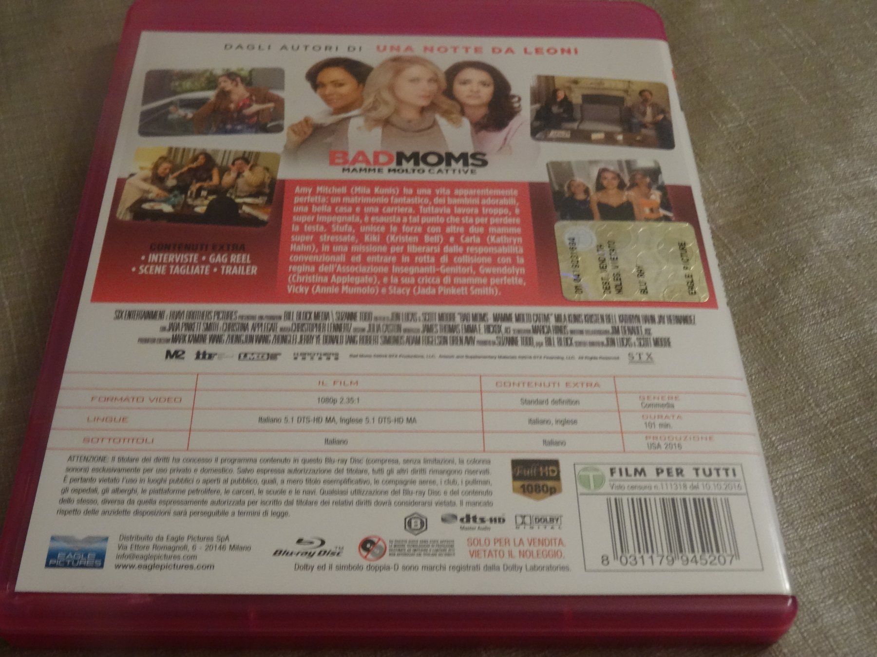 Alle DVDs: Bad Moms - Mamme molto cattive - Blu-ray – Gebraucht aus Olten von Disc-Verkauf 2