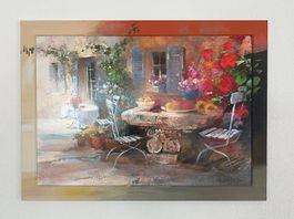 Dekoratives Wandbild mit mediterranem Motiv  Sehr gepflegt